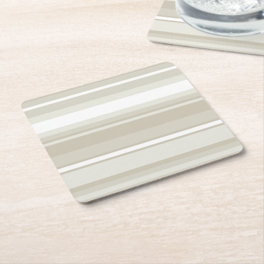 Dessous-de-verre Carré En Papier Bandes de grès (Incliné)