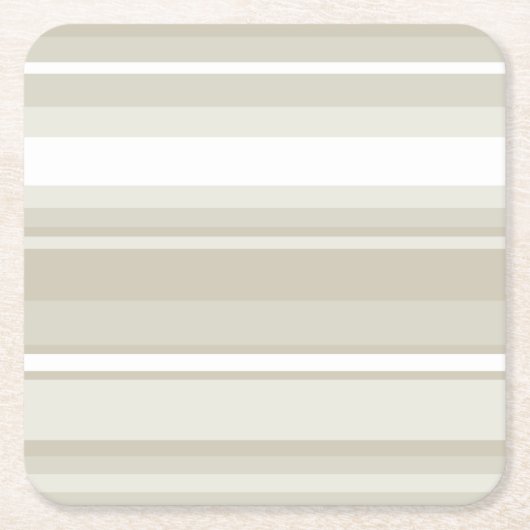 Dessous-de-verre Carré En Papier Bandes de grès (Devant)