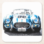 Dessous-de-verre Carré En Papier Barres de boisson en papier (Devant)