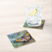 Dessous-de-verre Carré En Papier Be The Flawfly (En situation)