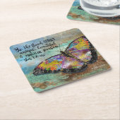 Dessous-de-verre Carré En Papier Be The Flawfly (Incliné)