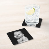 Dessous-de-verre Carré En Papier Bébé dur de Beared (En situation)