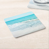 Dessous-de-verre Carré En Papier Bécasseau de sable de Floride (Incliné)