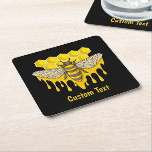 Dessous-de-verre Carré En Papier Bee Hive