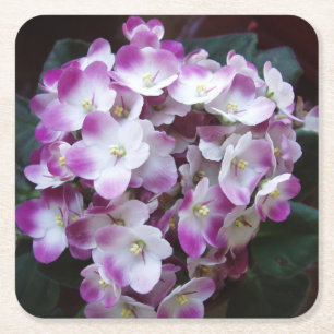 Dessous-de-verre Carré En Papier Bel ensemble de Dessous de verre à fleurs