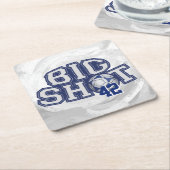 Dessous-de-verre Carré En Papier Big Shot Soccerball (Incliné)