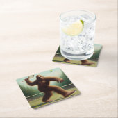 Dessous-de-verre Carré En Papier Bigfoot Tennis (En situation)