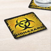 Dessous-de-verre Carré En Papier Biodanger (Incliné)