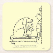 Dessous-de-verre Carré En Papier Biscuits de commande (Devant)