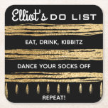 Dessous-de-verre Carré En Papier BM Bar ou Bat mitzvah GOLD TALLIT<br><div class="desc">Bar Mitzvah ou dessous de verre en papier Bat mitzvah Gold Tallit. Personnalisez en supprimant du texte et en le remplaçant par le vôtre. Choisissez votre style de police, votre couleur et votre taille préférés. Vous pouvez modifier la couleur Arrière - plan en choisissant une couleur dans la palette de...</div>