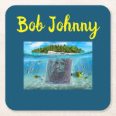 Dessous-de-verre Carré En Papier Bob Johnny (Devant)