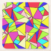 Dessous-de-verre Carré En Papier BoChic. (Devant)