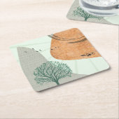 Dessous-de-verre Carré En Papier Boho (Incliné)
