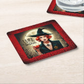Dessous-de-verre Carré En Papier Boire des sorcières (Incliné)