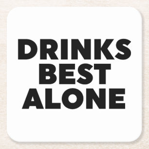Dessous-de-verre Carré En Papier Boissons les meilleures seules
