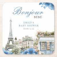 Bonjour Bebe French Blue Baby Shower