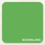 Dessous-de-verre Carré En Papier Boomslang green color<br><div class="desc">Boomslang green color</div>