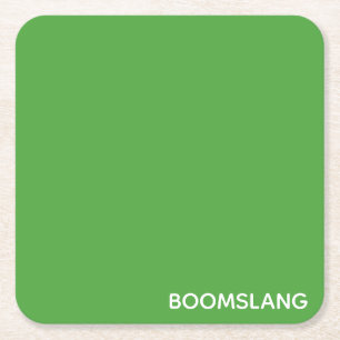 Dessous-de-verre Carré En Papier Boomslang green color