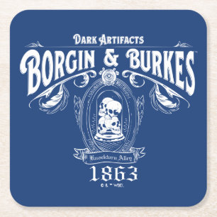 Dessous-de-verre Carré En Papier BORGIN & BURKES™ Artefacts foncés Magasin graphiqu