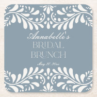 Brunch nuptial en mosaïque bleu Dusty Talavera