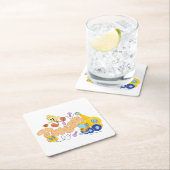 Dessous-de-verre Carré En Papier BUGS BUNNY BUILDERS™| TWEETY™ Sketch Art (En situation)