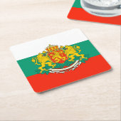 Dessous-de-verre Carré En Papier Bulgarie (Incliné)