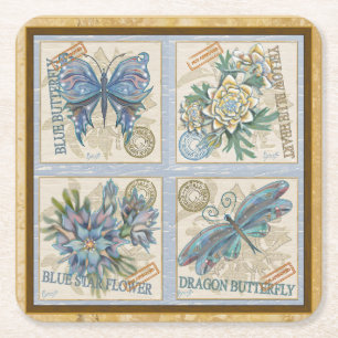 Dessous-de-verre Carré En Papier Bureau de création G