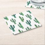 Dessous-de-verre Carré En Papier Cactus du sud-ouest | Décor de fête de Fiesta du d<br><div class="desc">Ajoutez une touche de charme désert à votre table avec ces dessous de verre en papier cactus. Dotés d'un motif cactus aquarelle ludique, ils apportent une touche de style sud-ouest et boho à toute célébration. Parfaits pour les mariages, les baby showers, les douches nuptiales, les fêtes, les anniversaires ou les...</div>