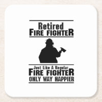 Cadeau drôle en chef retiré d'homme du feu de