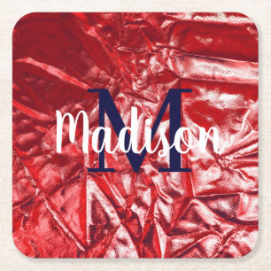 Dessous-de-verre Carré En Papier Cadeau personnalisé pour femme de chambre, Mariage