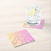 Dessous-de-verre Carré En Papier camouflage (En situation)