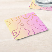 Dessous-de-verre Carré En Papier camouflage (Incliné)