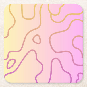 Dessous-de-verre Carré En Papier camouflage