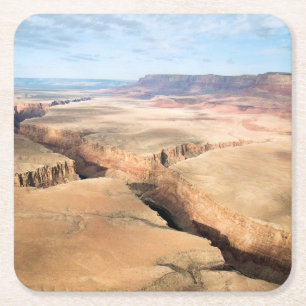 Dessous-de-verre Carré En Papier Canyon dans le canyon