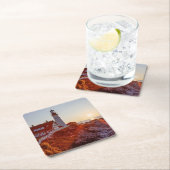 Dessous-de-verre Carré En Papier Cap Elizabeth Maine (En situation)