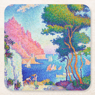 Dessous-de-verre Carré En Papier Capo di Noli, Signac