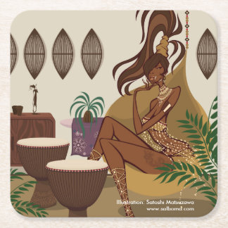 Dessous-de-verre Carré En Papier Carnival