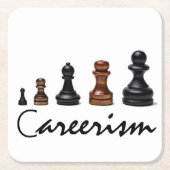 Dessous-de-verre Carré En Papier Carrières (Devant)