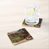 Dessous-de-verre Carré En Papier Cascade des piscines d'Emerald dans le parc nation (En situation)