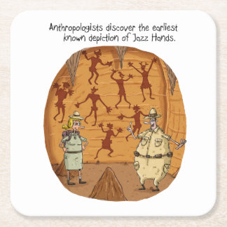 Dessous-de-verre Carré En Papier Cave Man Jazz Hands