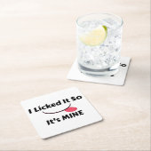 Dessous-de-verre Carré En Papier C'est à moi (En situation)