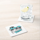 Dessous-de-verre Carré En Papier C'est Bunco Time ! (En situation)