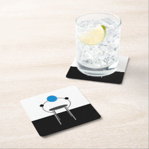 Dessous-de-verre Carré En Papier Chaise postmoderne