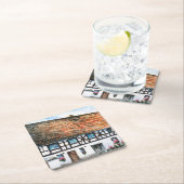 Dessous-de-verre Carré En Papier Chambre (En situation)