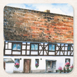 Dessous-de-verre Carré En Papier Chambre