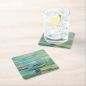 Dessous-de-verre Carré En Papier Champ fragmenté I (En situation)