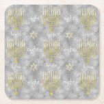 Dessous-de-verre Carré En Papier Chanukah Elegant Menorahs<br><div class="desc">"Chanukah Elegant Menorahs, Dessous de verre Carrés en papier" sont prêts à vous aider à démarrer votre fête ! Merci de vous être arrêté et de faire du shopping. Très apprécié ! Tous mes designs peuvent être transférés à d'autres produits Zazzle. Vérifiez toujours l'aperçu pour vous assurer que vous avez...</div>