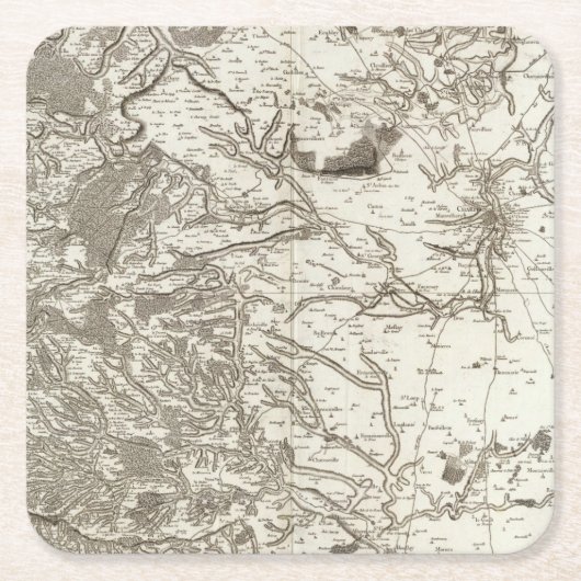 Dessous-de-verre Carré En Papier Chartres (Devant)