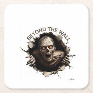 Dessous-de-verre Carré En Papier Chemise manches longues zombie Beyond The Wall