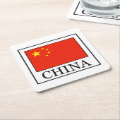 Dessous-de-verre Carré En Papier Chine (Incliné)